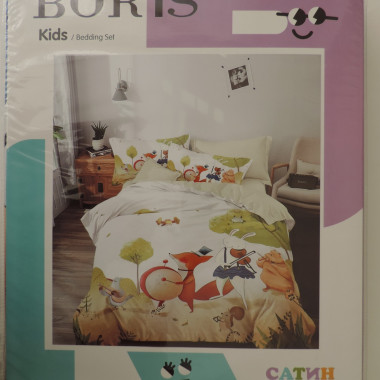 КПБ BORIS Kids-Bedding Set 1,5 сп. Сатин в ассортименте (8) - 1