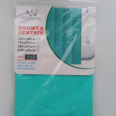 Штора для ванной SHOWER CURTAIN (180х180) арт. А-069, в ассортименте - 6
