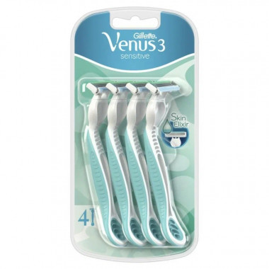 Одноразовые станки Gillet Venus 3 sensitive 4 шт. - 1