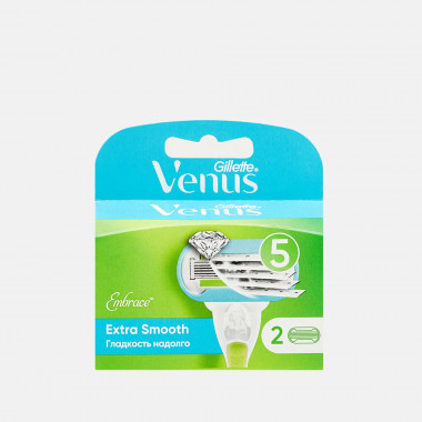 Сменные кассеты для станка Gillet Venus 5 Extra Smooth Embrace 2 шт. - 1 Сменные кассеты для станка Gillet Venus 5 Extra Smooth Embrace 2 шт. - 1